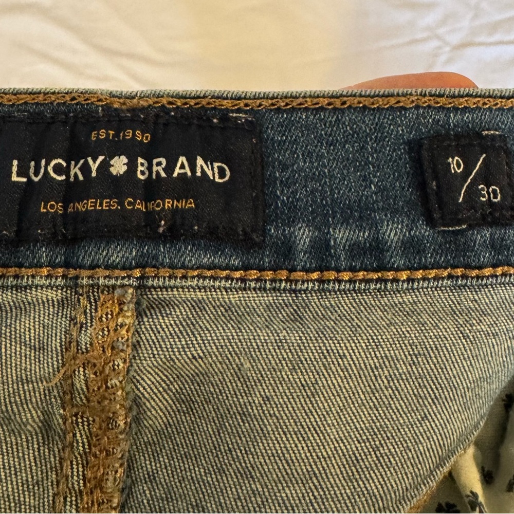 Lucky Brand Women’s Distressed Blue Skinny Jeans - Picture 4 of 4